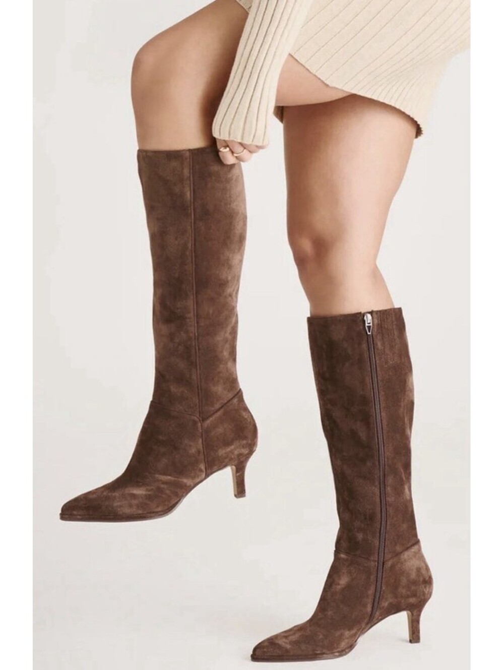 NIB Aldy Women’s Size 8 Boots Dk Brown Suede Free Shipping - Picture 5 of 5